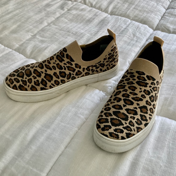 Reebok leopard-print knitted slip-on sneakers - Picture 1 of 7